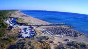 Αχαΐα: Η περίφημη παραλία της Καλόγριας από ψηλά (Βίντεο)