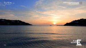 Σύρος: Μαγικό ηλιοβασίλεμα στην παραλία Κίνι (Βίντεο)
