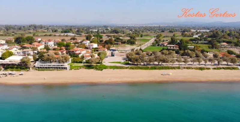 Κουρούτα: Η πανέμορφη παραλία της Ηλείας από ψηλά (Βίντεο)