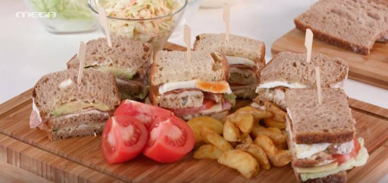 Ιδέες για να φτιάξετε λαχταριστά και χορταστικά σπιτικά club sandwiches (Βίντεο)