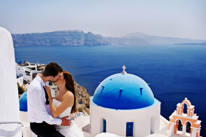 Σαντορίνη και Κρήτη κορυφαίοι γαμήλιοι προορισμοί