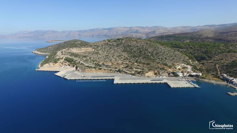 Εντυπωσιακές εικόνες από ψηλά - Το λιμάνι των Μεστών στη νοτιοδυτική Χίο (Βίντεο)