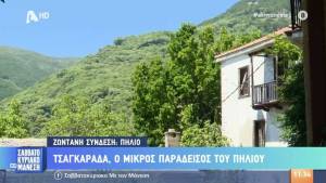 Τσαγκαράδα: Ο μικρός παράδεισος του Πηλίου (Βίντεο)