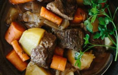 Irish stew - Ιρλανδικό αρνί με μπύρα Guinness