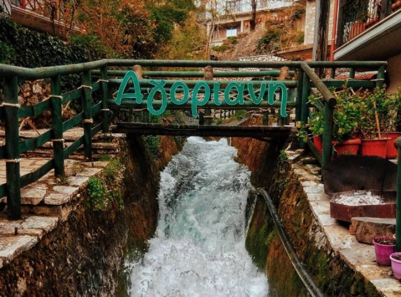 Αγόριανη: Το χωριό με τον καταρράκτη στις πλαγιές του Παρνασσού (Βίντεο)