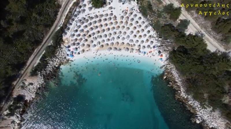 Σαλιάρα: Η πιο εξωτική παραλία της Θάσου (Βίντεο)