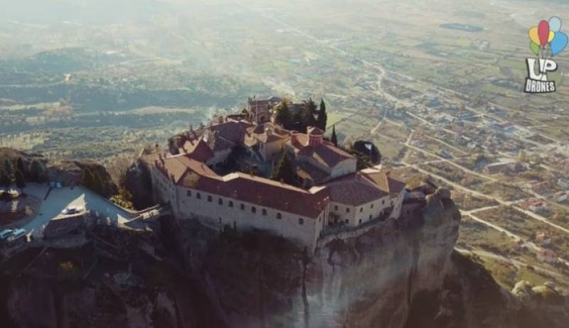 Μετέωρα - Ο... κρεμαστός παράδεισος της Ελλάδας από ψηλά (Βίντεο)