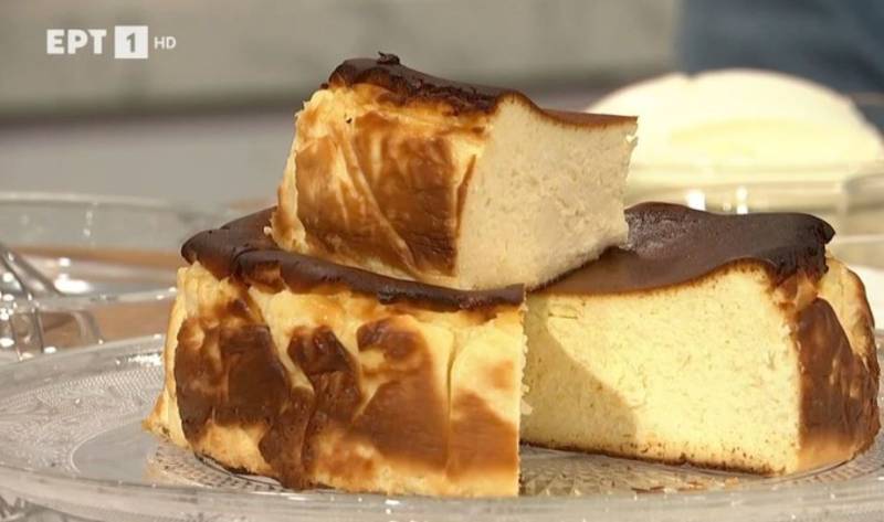 Παραδοσιακό βασκικό cheesecake (Βίντεο)