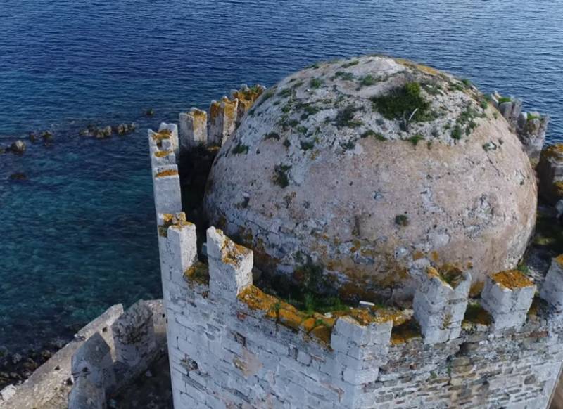 Το Κάστρο της Μεθώνης από... αέρος (Βίντεο)