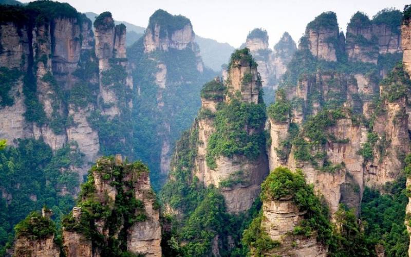 Κίνα: Τα περίεργα βουνά Τιανζί (Βίντεο)