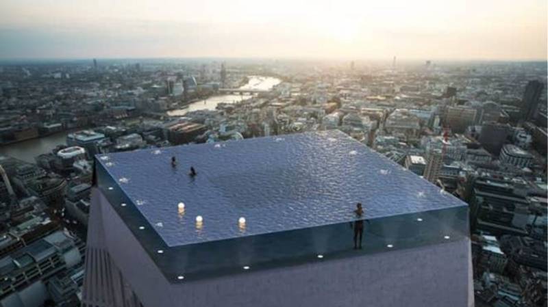 Η πρώτη πισίνα infinity 360° σε ουρανοξύστη θα κατασκευαστεί στο Λονδίνο (Βίντεο)