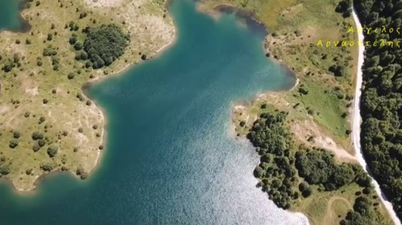 Η υπέροχη λίμνη Αώου στο Μέτσοβο (Βίντεο)