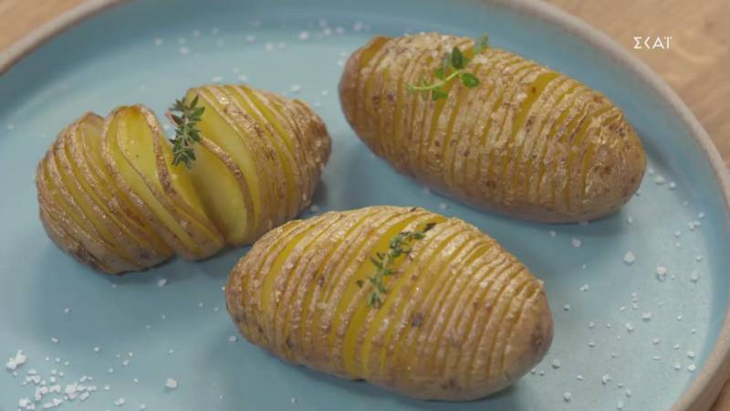 Πατάτες Hasselback (Βίντεο)