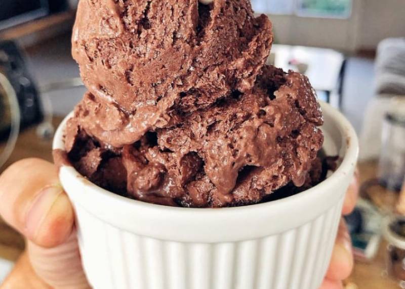 Παγωτό σοκολάτα με λίγα λιπαρά