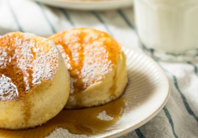 Ιαπωνική τηγανίτα - Το πιο αφράτο και παχύ pancake που έχετε φάει
