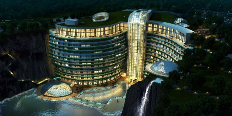 InterContinental Shanghai Wonderland - Το ξενοδοχείο «θαύμα» της αρχιτεκτονικής (Βίντεο)