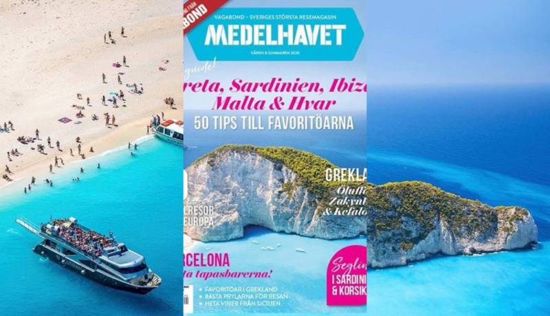 Σουηδικό περιοδικό υμνεί την Ελλάδα - Προτείνει Κρήτη, Ζάκυνθο και Κεφαλονιά για μελλοντικά ταξίδια (φωτο)