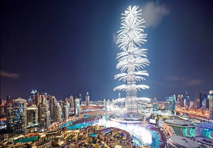 Ρεκόρ Γκίνες για τα πρωτοχρονιάτικα πυροτεχνήματα του Ντουμπάι(Βίντεο)