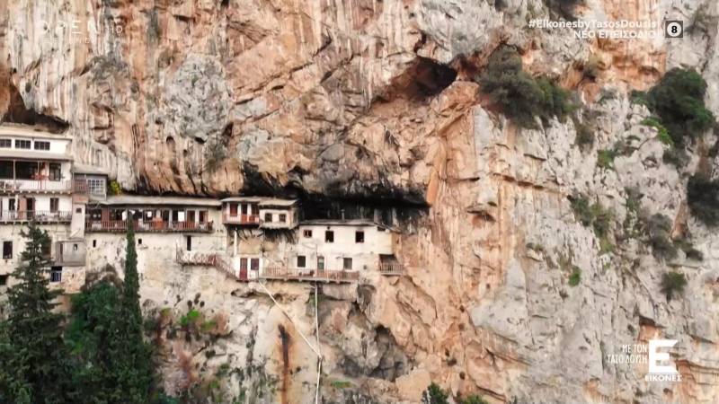 Μονή Τίμιου Προδρόμου: Ένα υπέροχο μοναστήρι μέσα στους βράχους (Βίντεο)