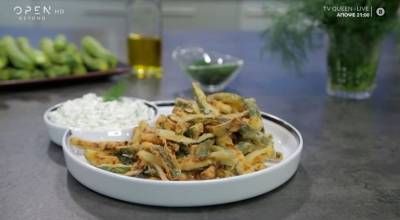 Κολοκυθάκια με τζατζίκι (Βίντεο)