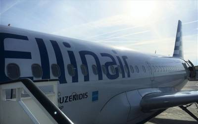 Τμηματική αναστολή πτήσεων από την Ellinair