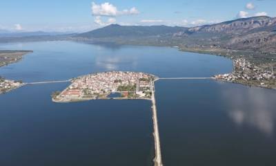 Εναέριο ταξίδι στο Αιτωλικό - Η ιδιαίτερη κωμόπολη της Αιτωλοακαρνανίας (Βίντεο)