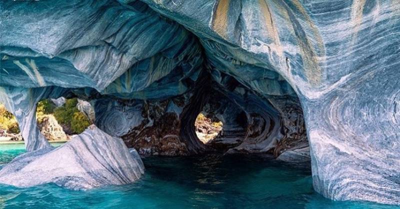 Capillas de Mármol: Οι εντυπωσιακές μαρμάρινες σπηλιές της Χιλής (pics)